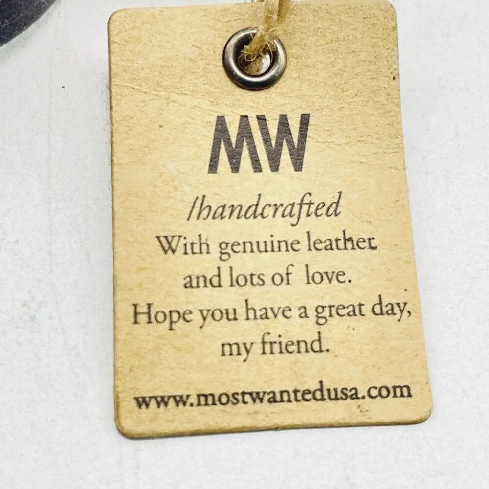 MOST WANTED Handcrafted Leather Bracelet Silver Tone Snaps Arrow Accents Tagged - Picture 2 of 6